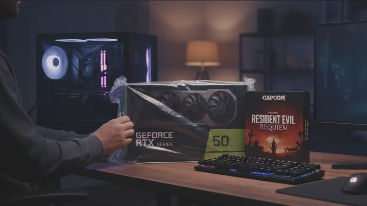 Nvidia přidává novou hru od Capcom zdarma ke grafickým kartám GeForce RTX 50