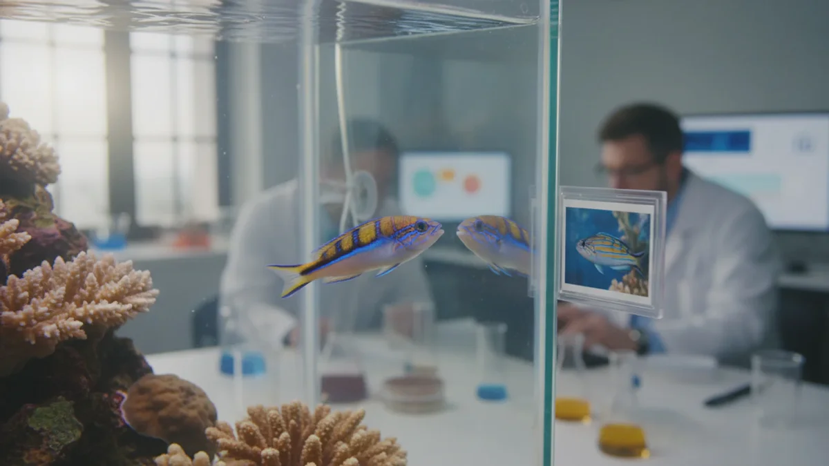 Drobná ryba z korálového útesu ohromila vědce. Zvládla test určený pro lidoopy