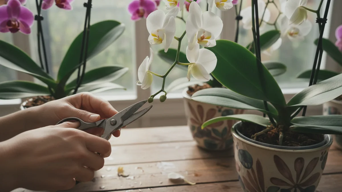 Tento jednoduchý řez nad třetím okem vrátí orchideji kvetení